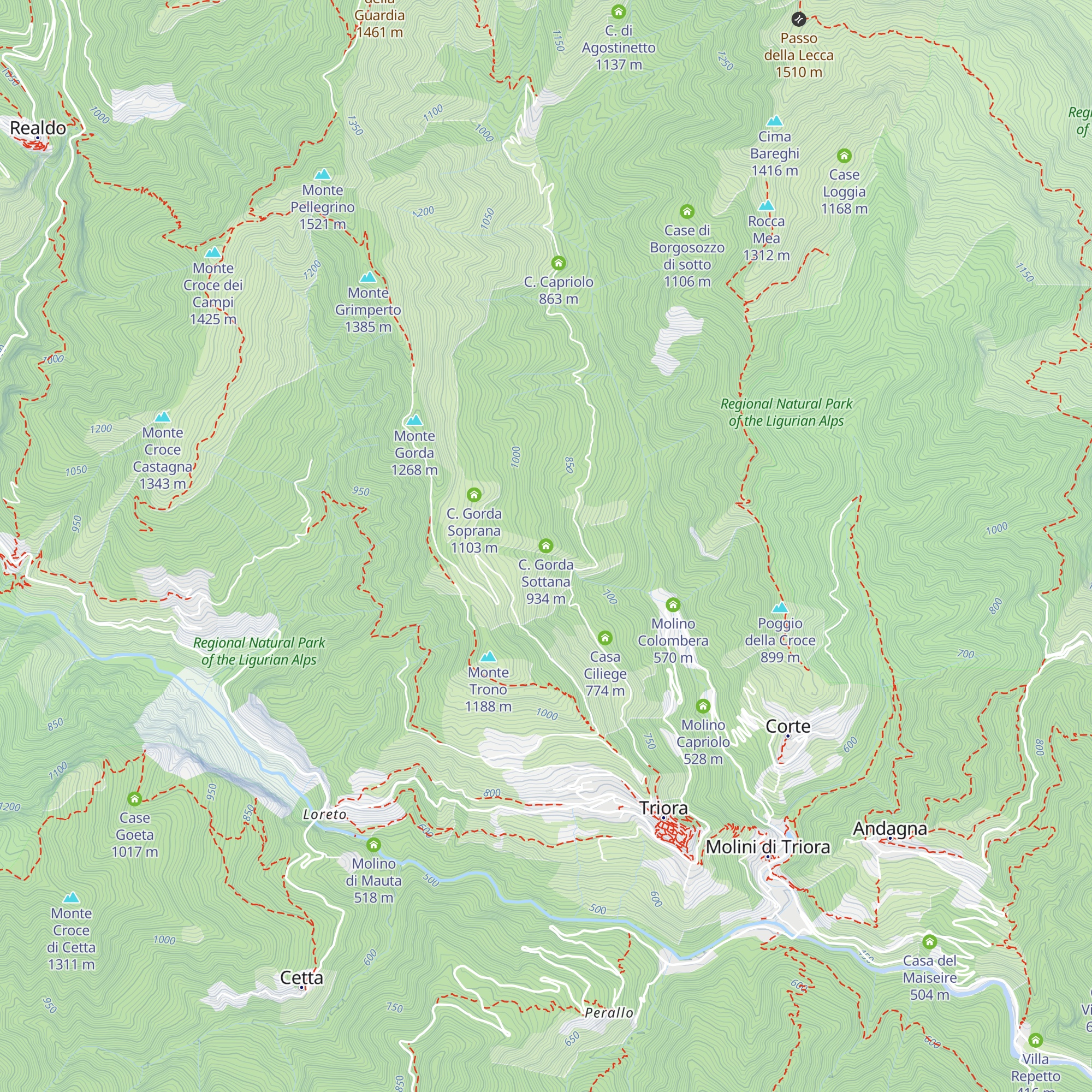C. Gorda Sottana map