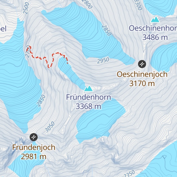 Map of Fründenhorn