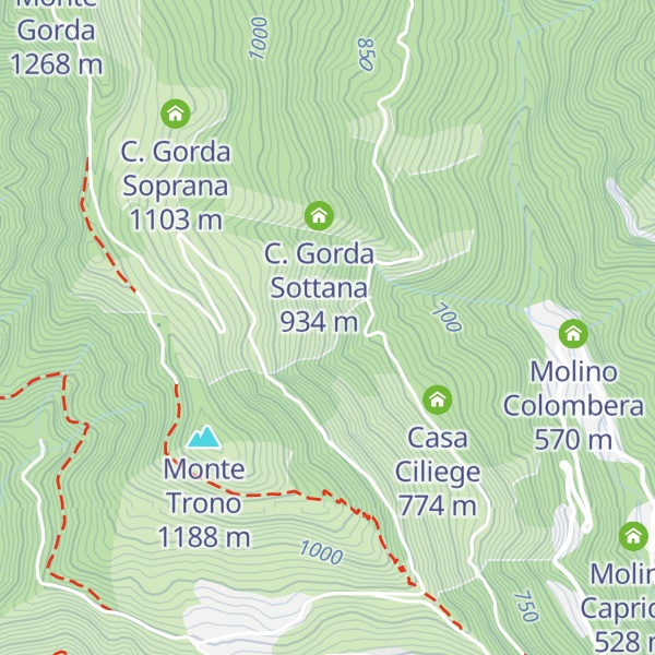 Map of C. Giacinto