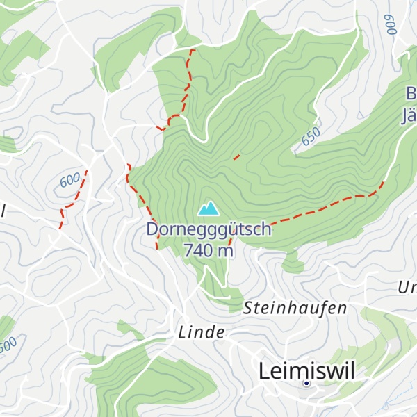 Map of Dornegggütsch