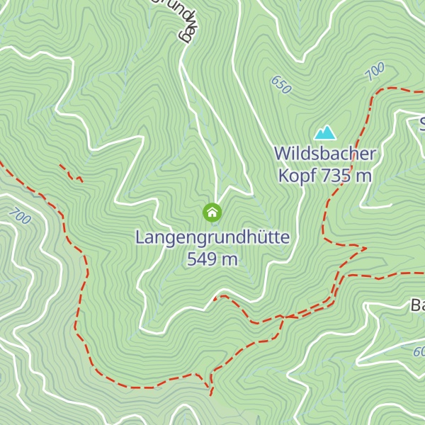 Map of Langengrundhütte