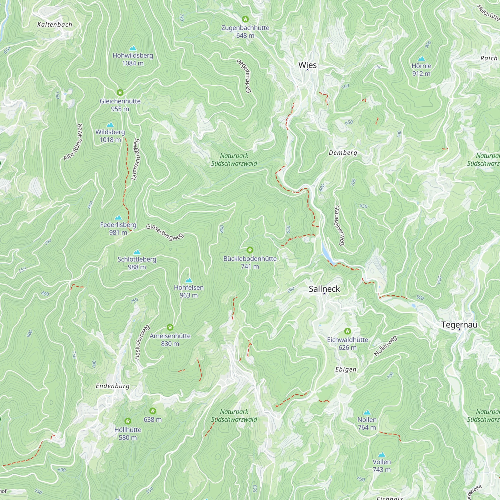 Bücklebodenhütte map