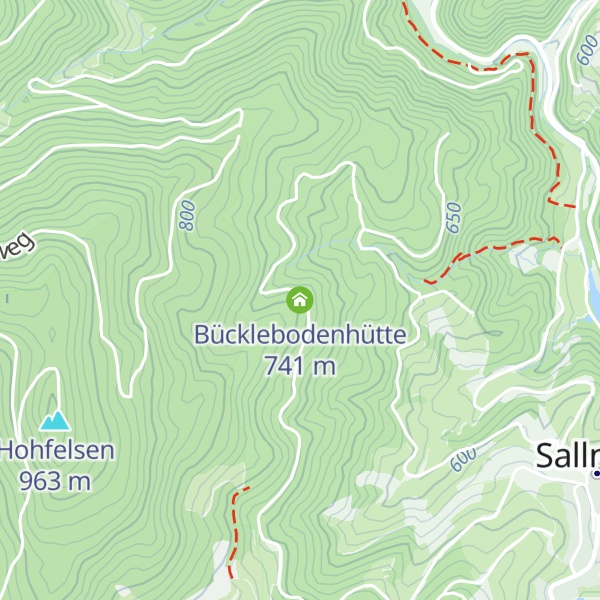 Map of Bücklebodenhütte