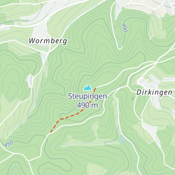 Map of Steupingen