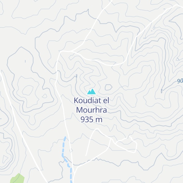 Map of Koudiat el Mourhra