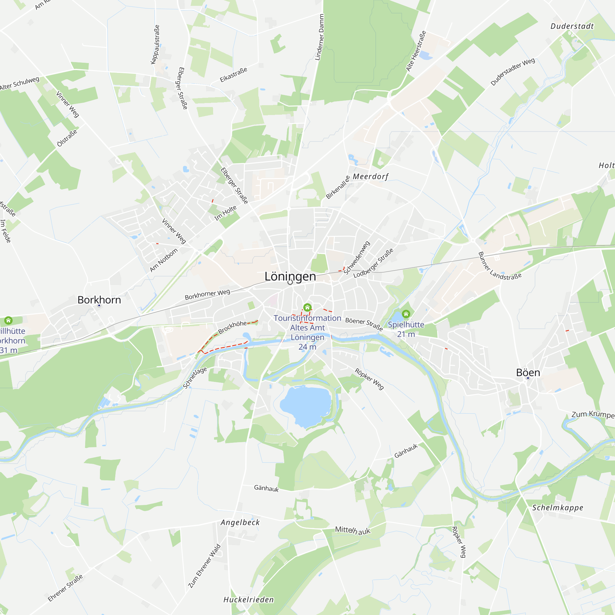 Touristinformation Altes Amt Löningen map