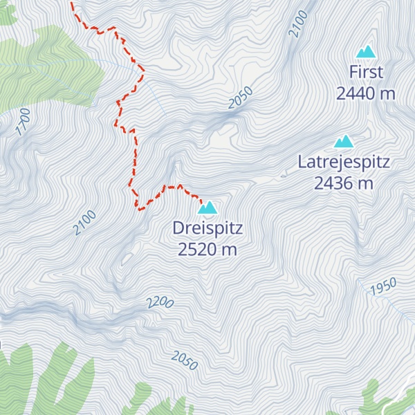 Map of Dreispitz