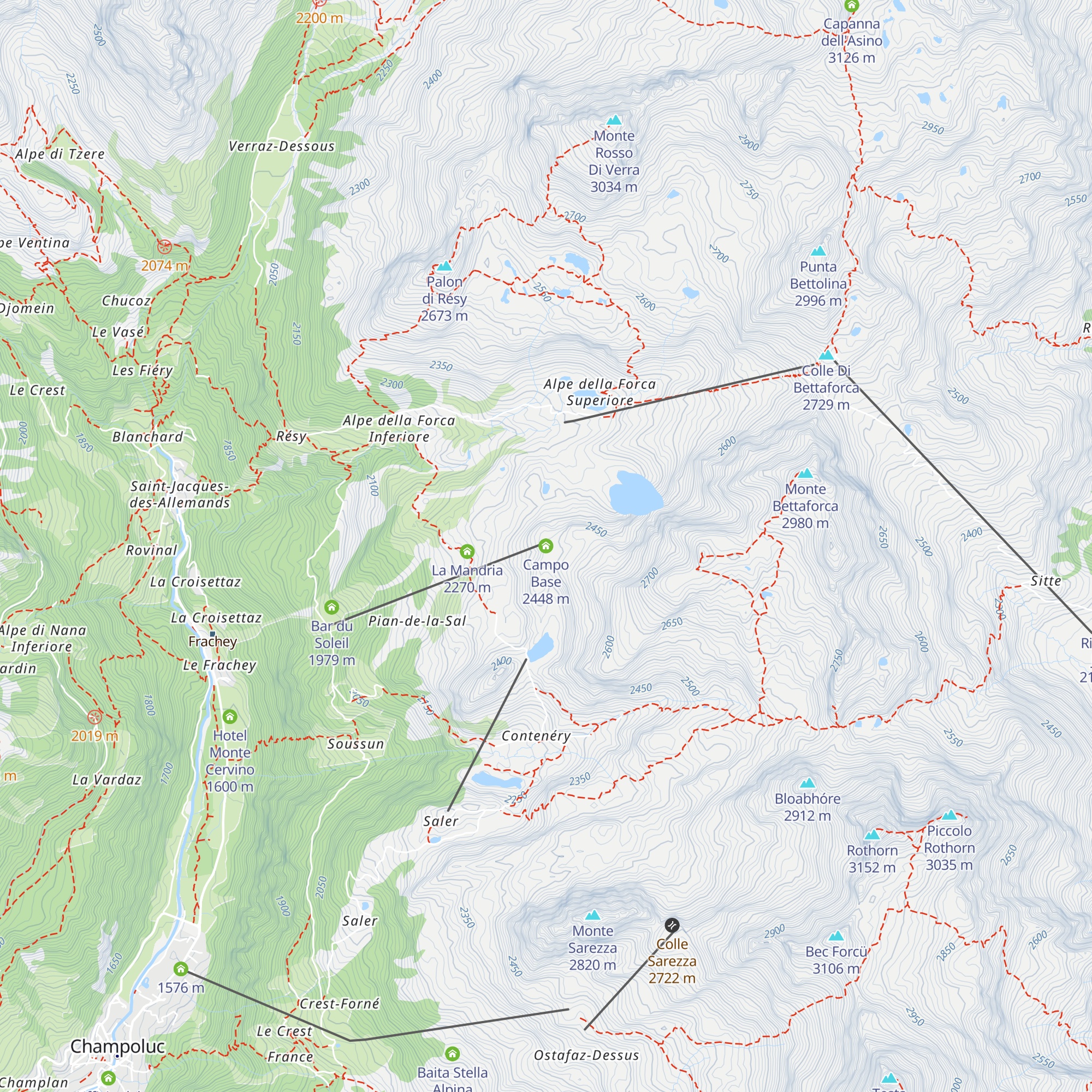 Campo Base map