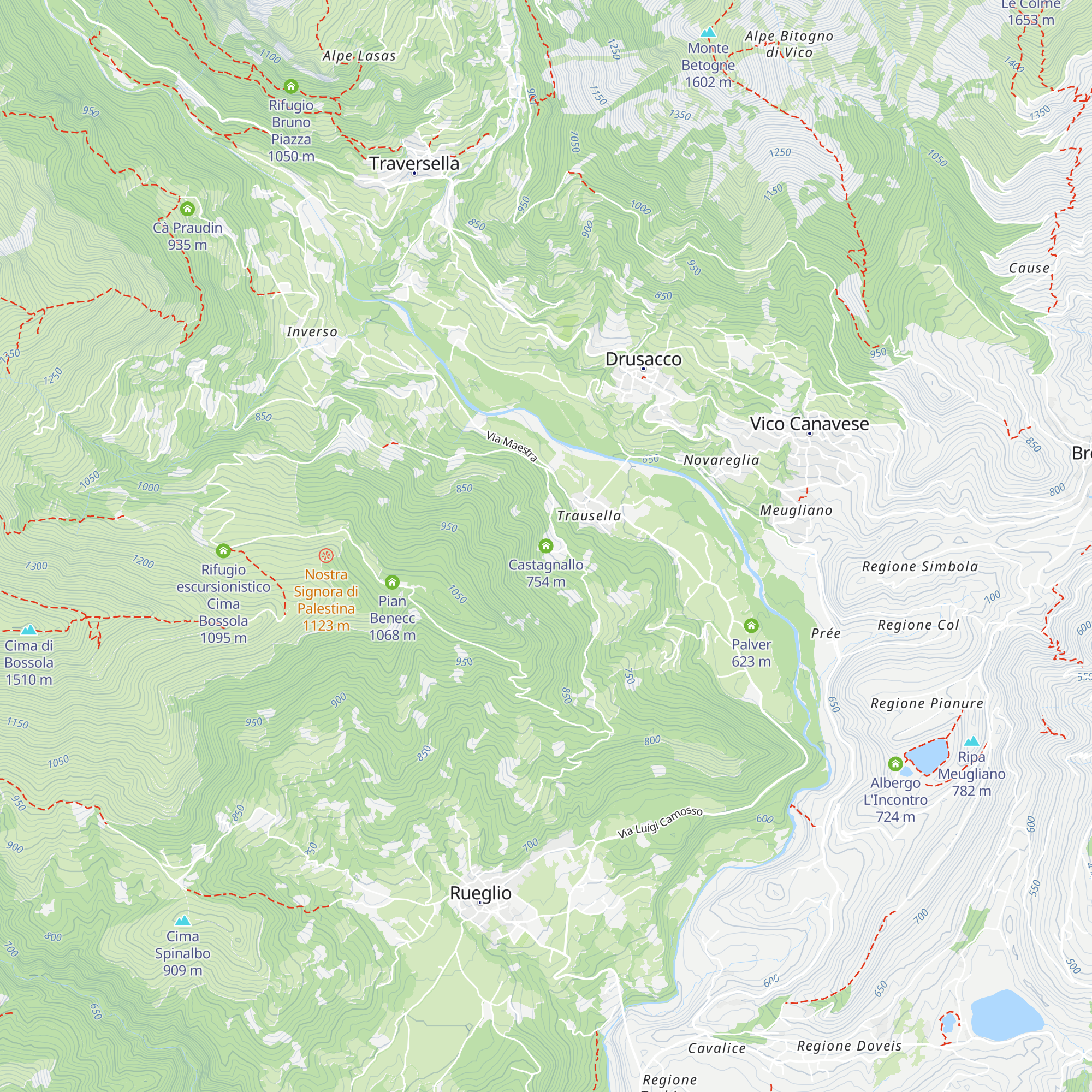 Castagnallo map