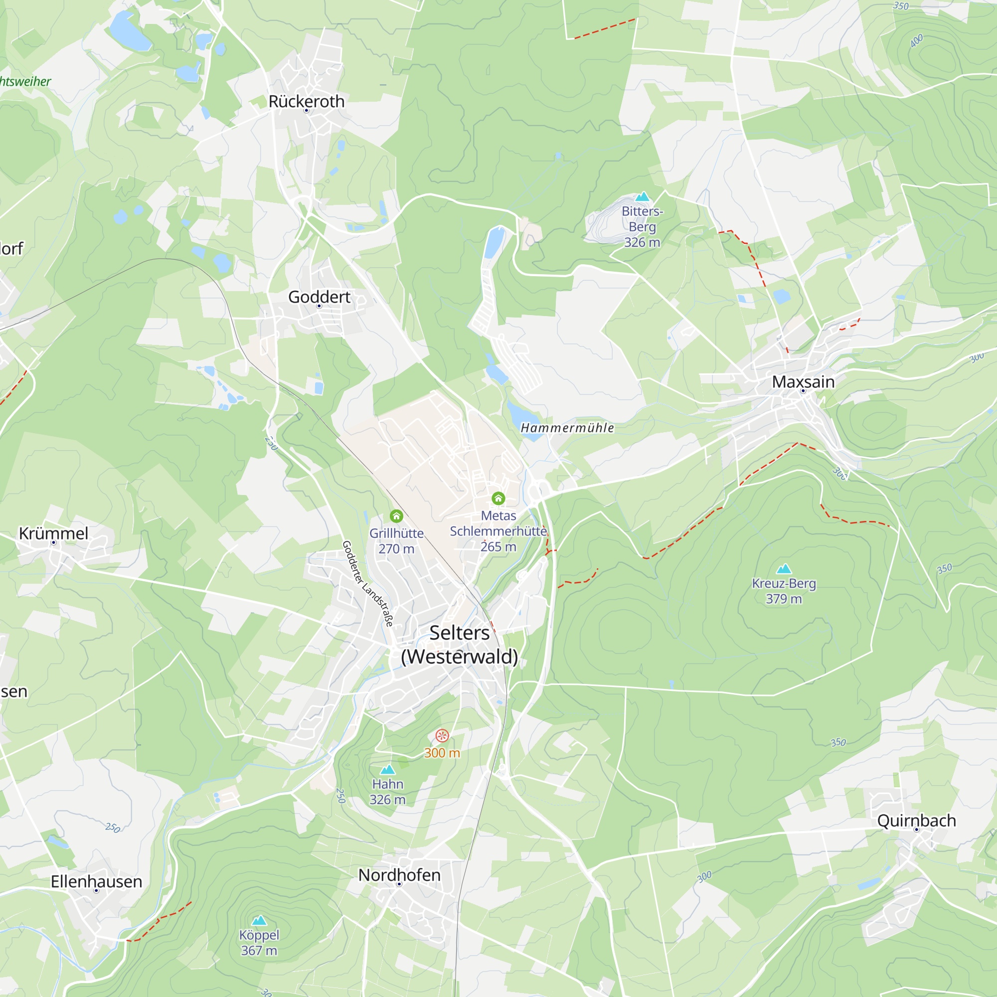 Metas Schlemmerhütte map