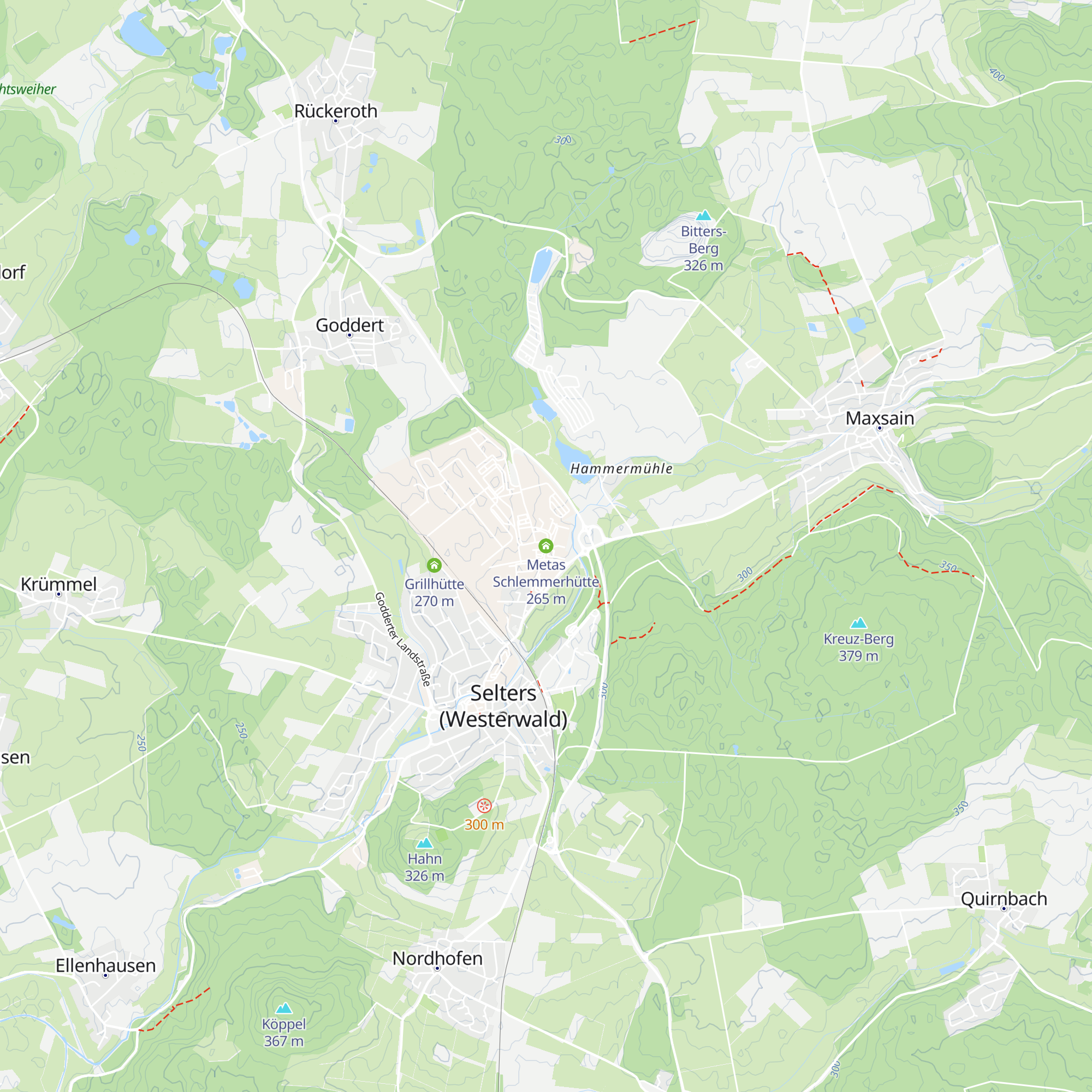 Metas Schlemmerhütte map
