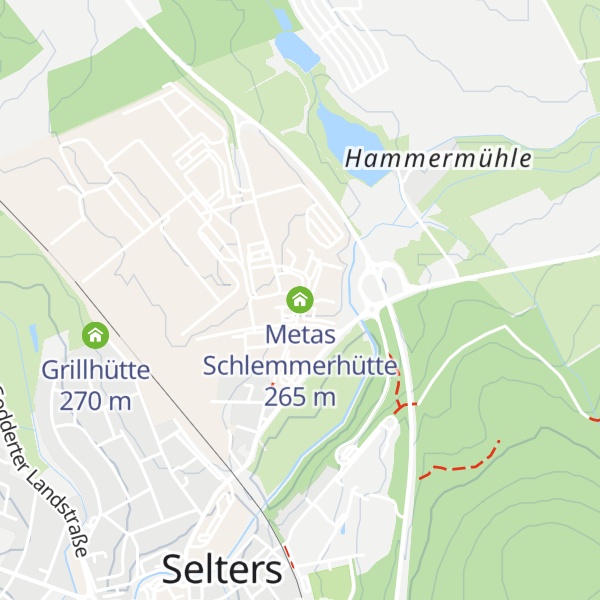 Map of Metas Schlemmerhütte