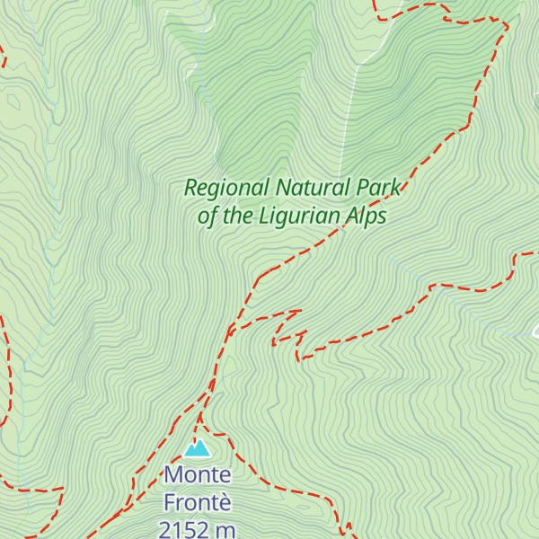 Map of Cima Garlenda