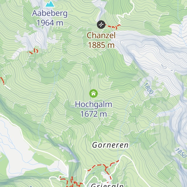 Map of Hochgalm
