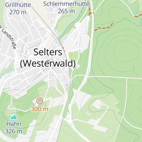 Map of Oberwald-Hütte