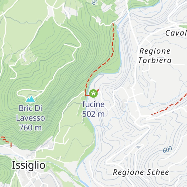 Map of fucine