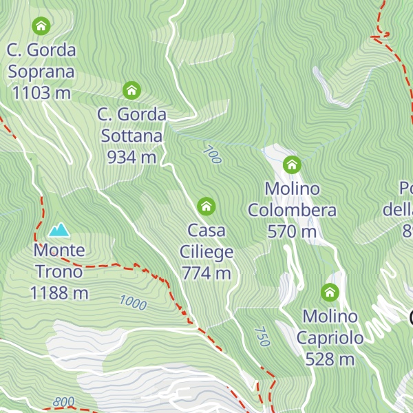 Map of Casa Ciliege
