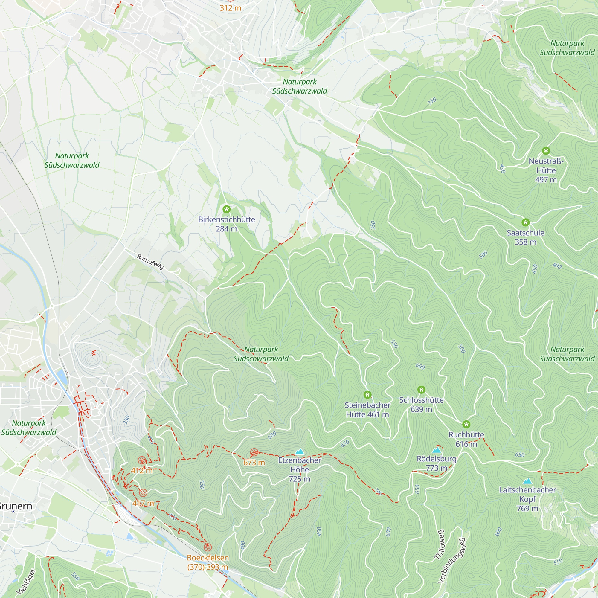 Alte Pflanzschule map