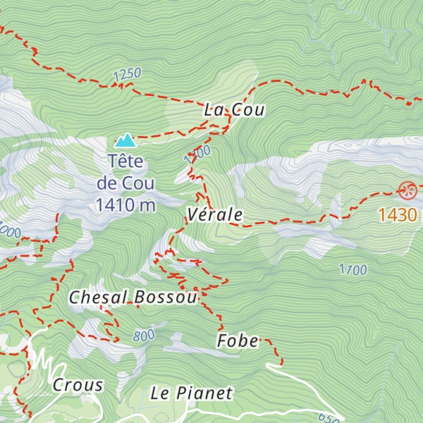 Map of Forno di Verale