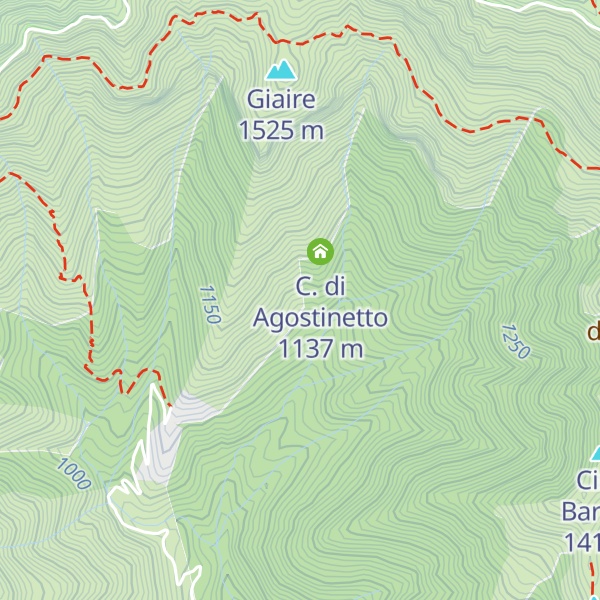 Map of C. di Giasu