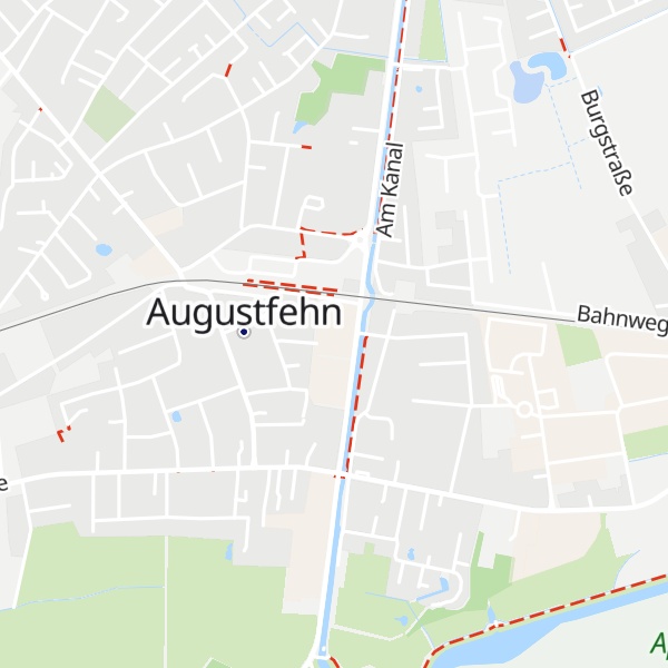 Map of Eisenhütte Augustfehn - Café-Restaurant-Kultur