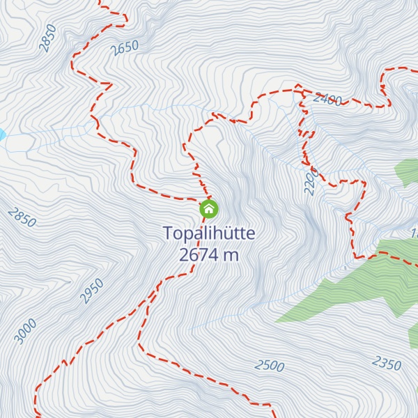 Map of Topalihütte