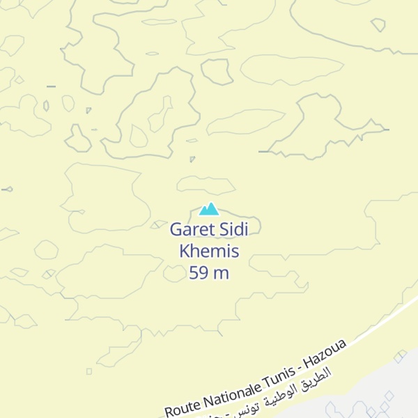 Map of Garet Sidi Khemis