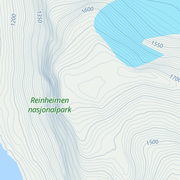 Map of Storbreen syd