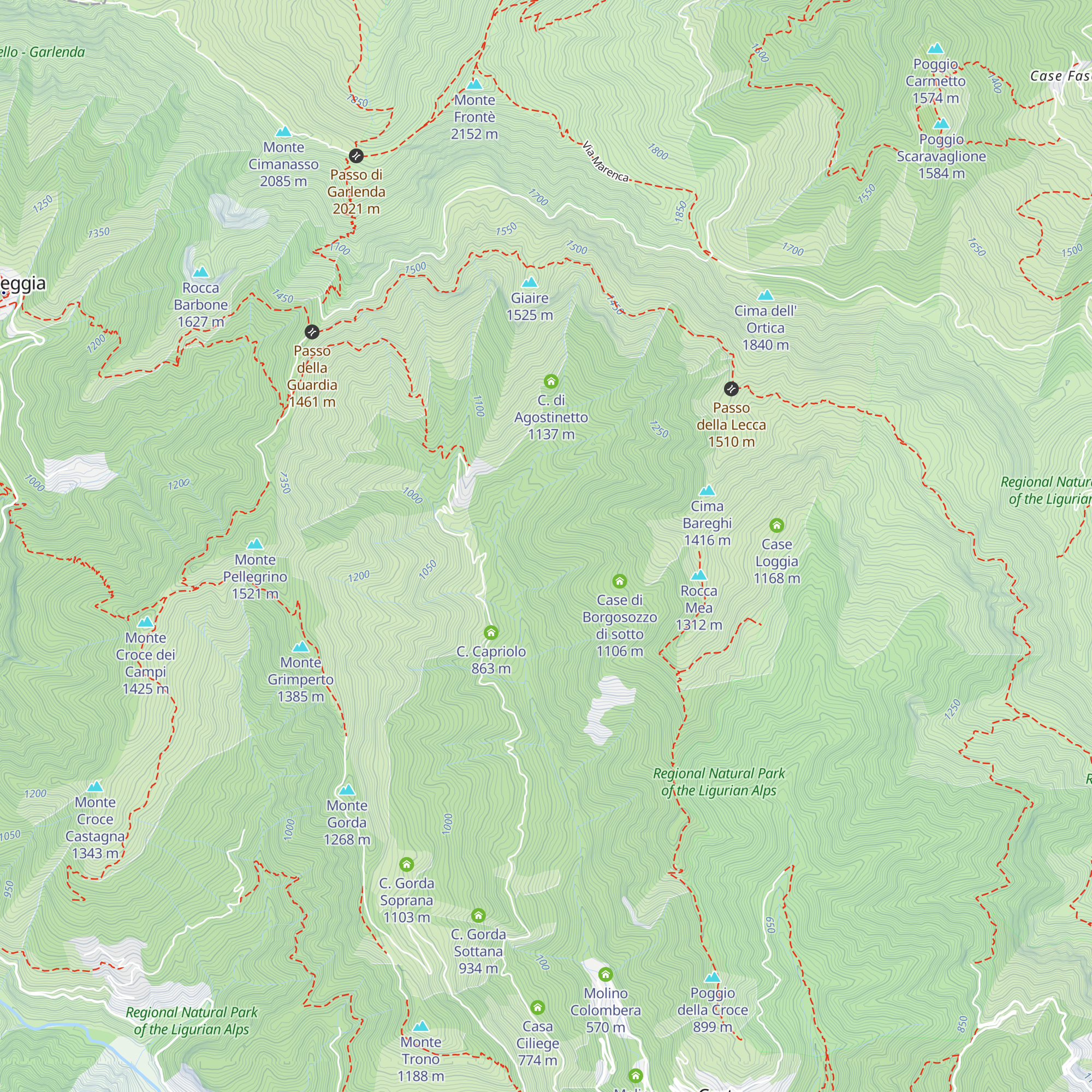C. di Fasciarenica map