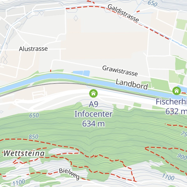 Map of A9 Infocenter