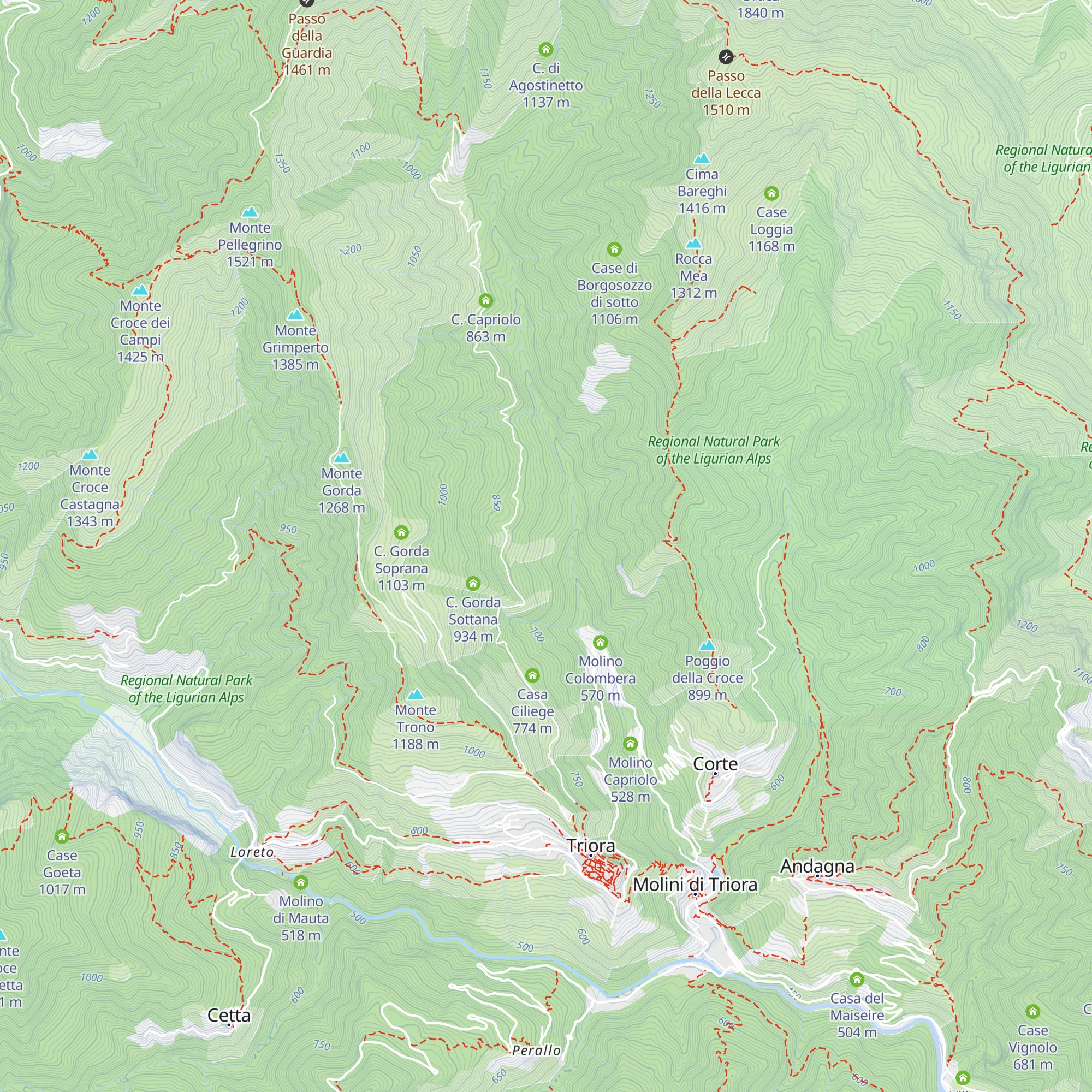 Cascina Montari map