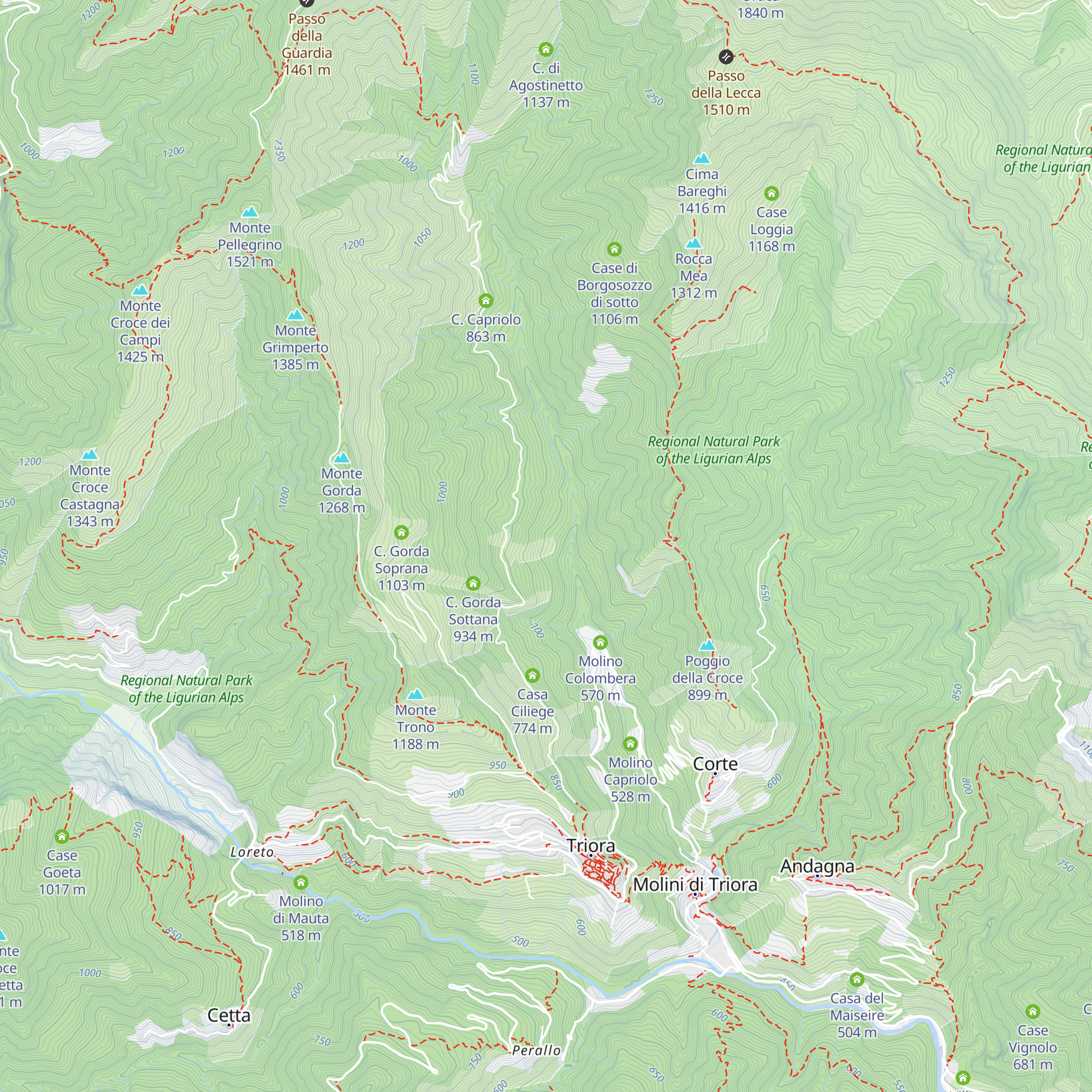 Cascina Montari map
