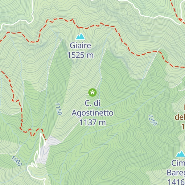 Map of C. di Agostinetto