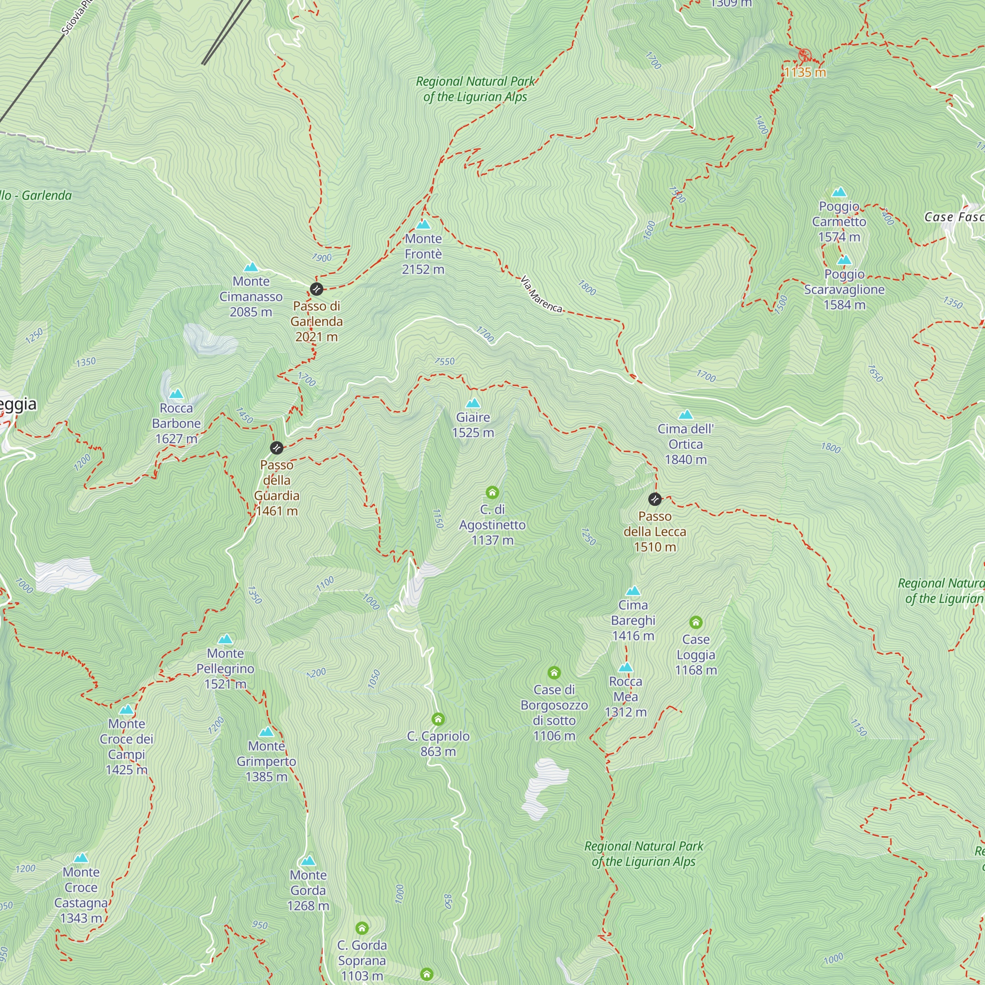 C. di Agostinetto map