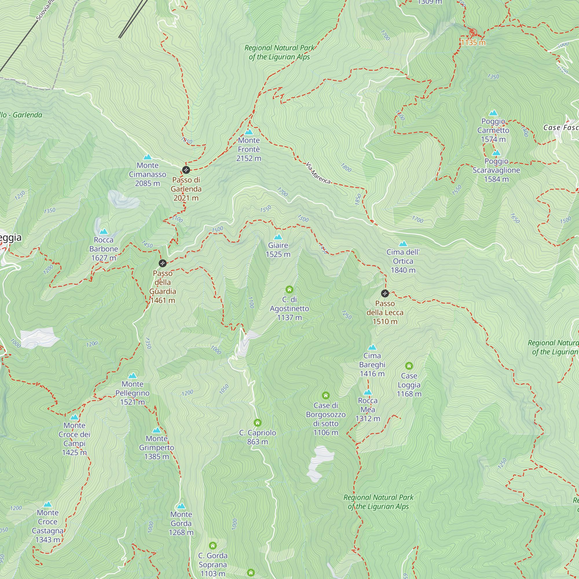 C. di Agostinetto map