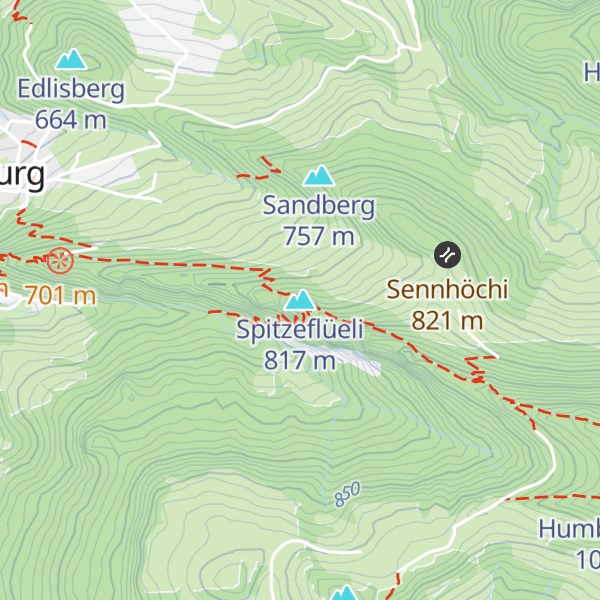 Map of Spitzeflüeli