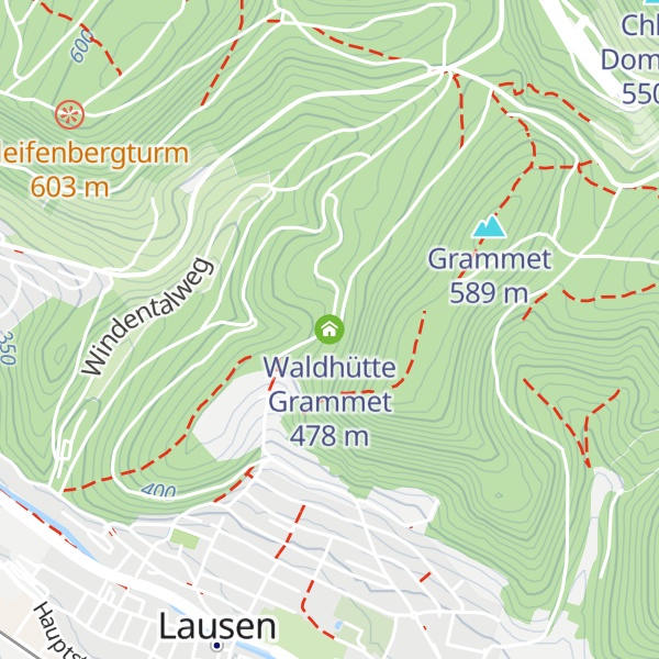 Map of Waldhütte Grammet