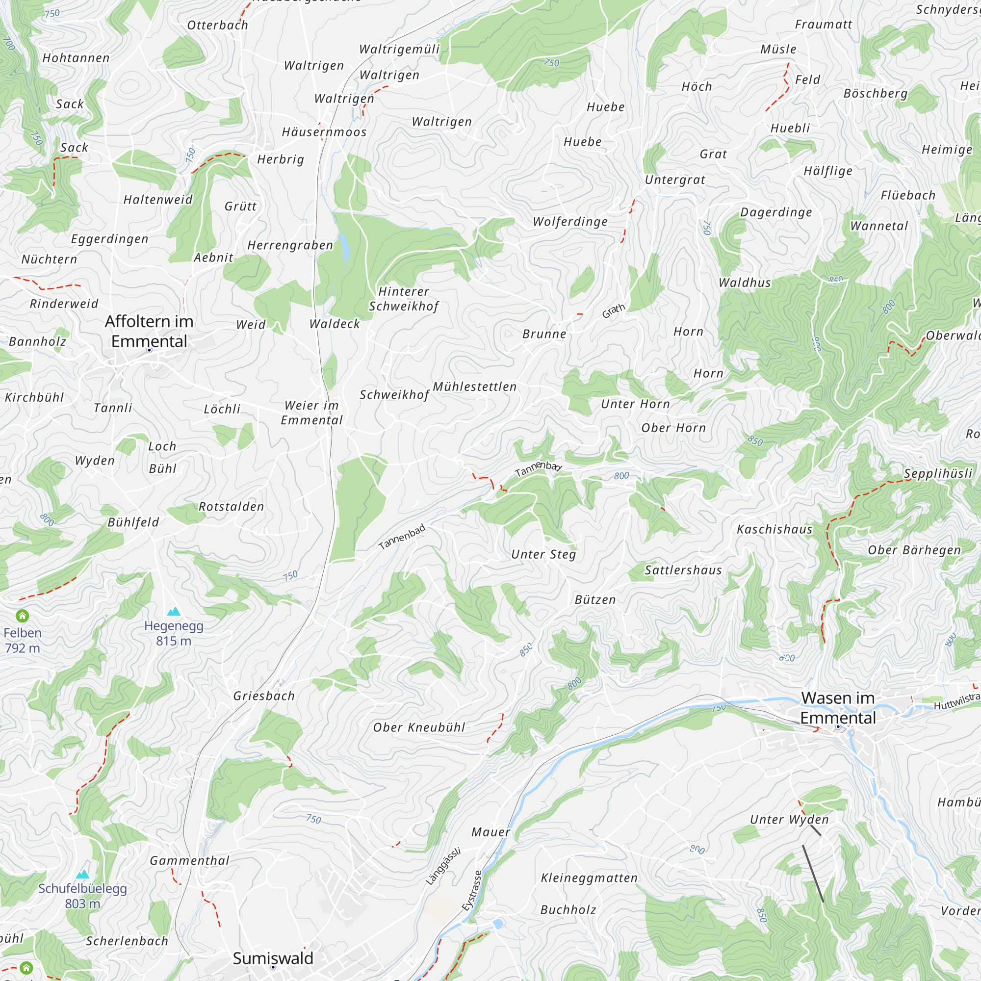 Restaurant Tannenbad map