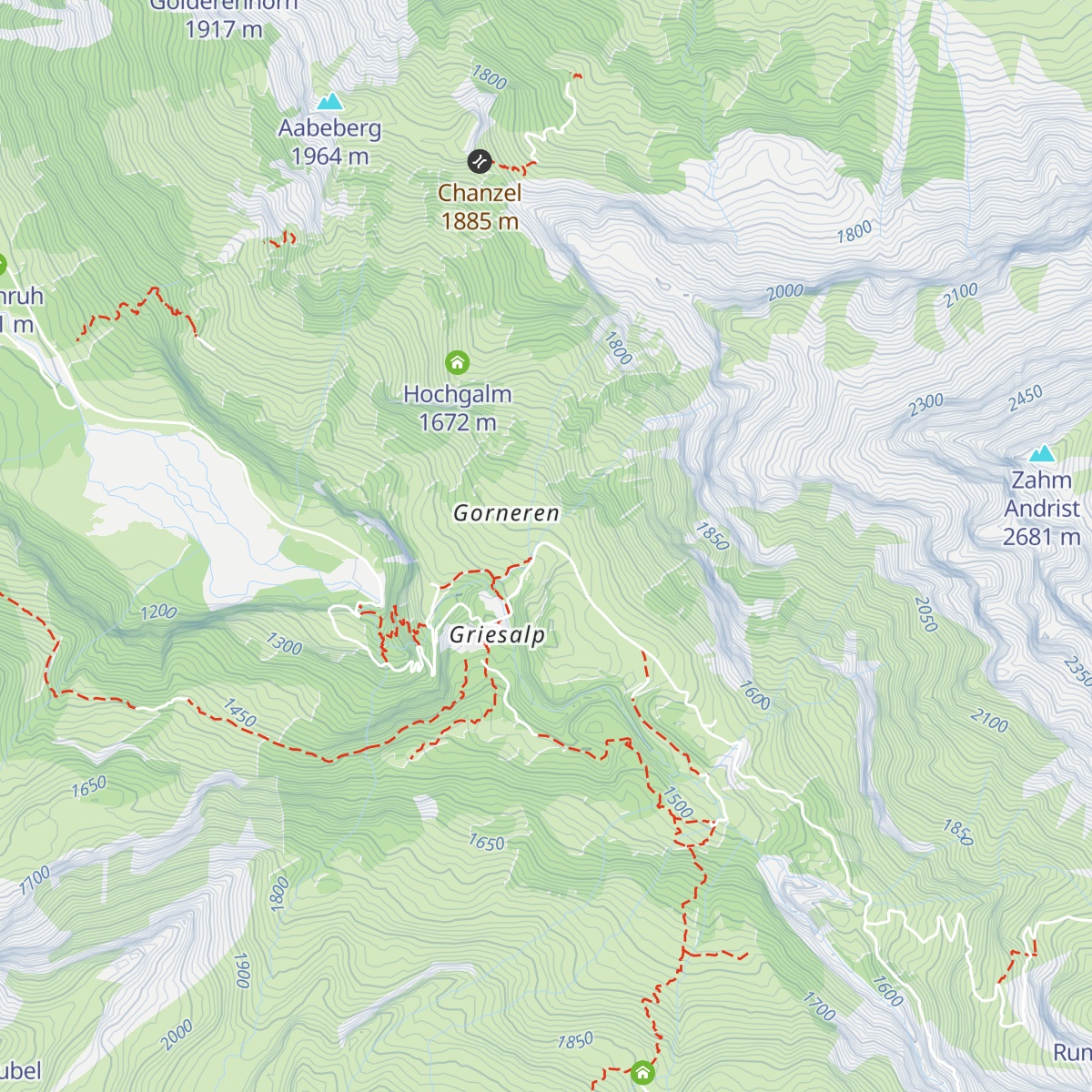 Golderli map