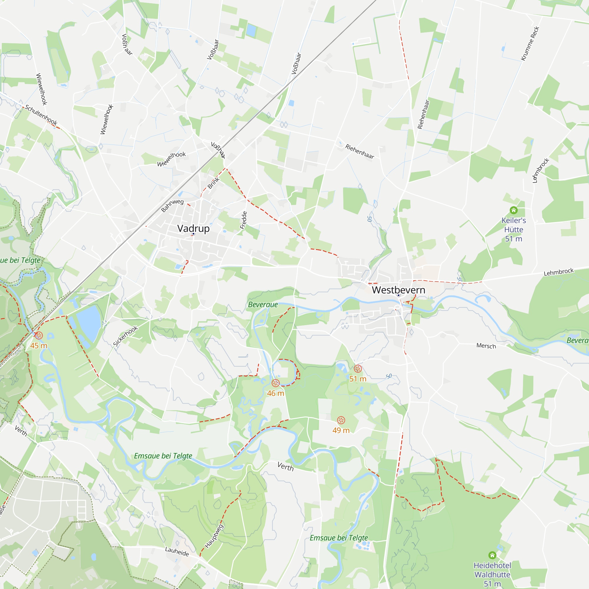 Krinkhütte "Zur Fledermaus" map