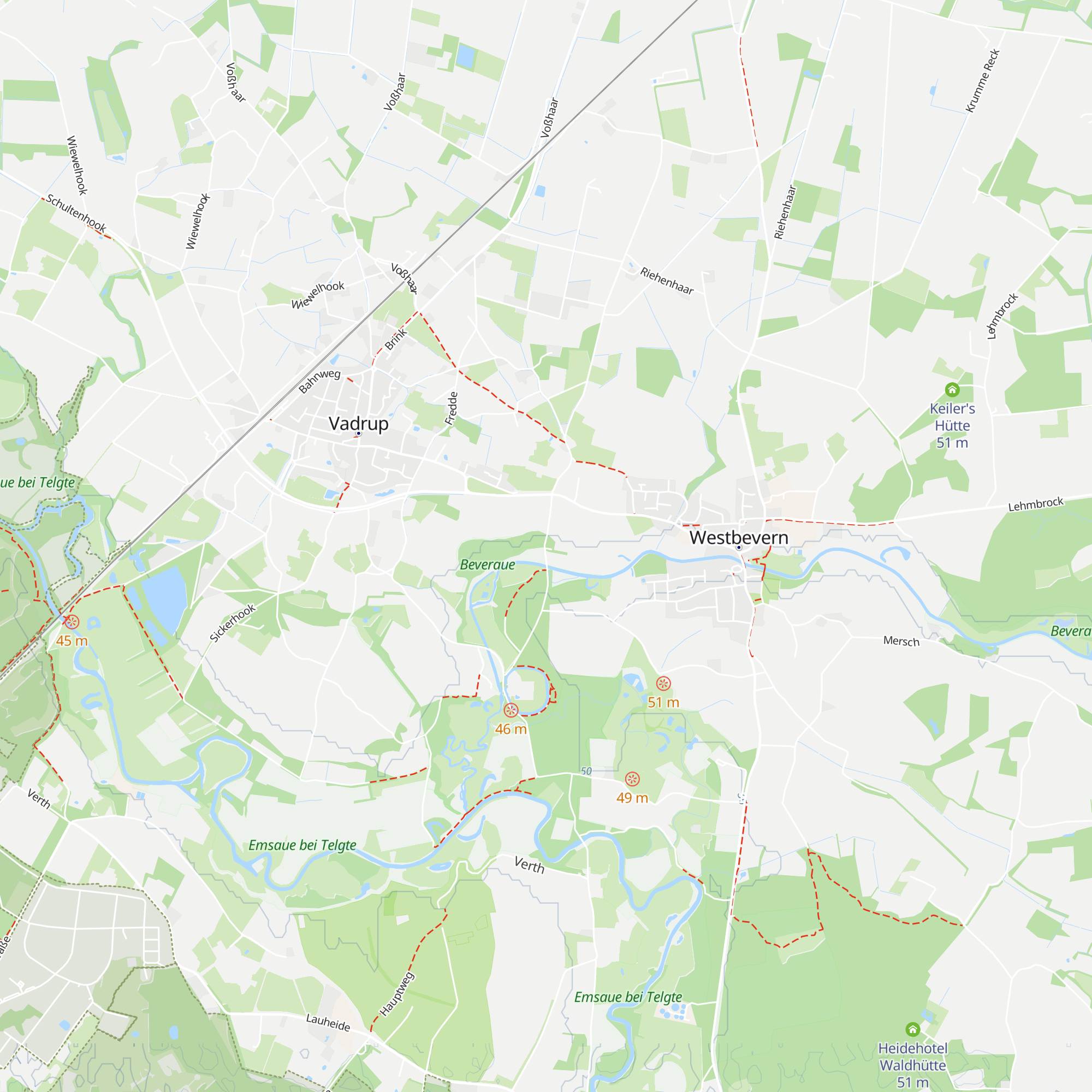 Krinkhütte "Zur Fledermaus" map