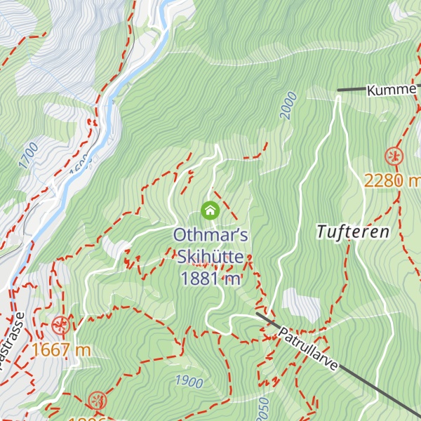 Map of Othmar’s Skihütte