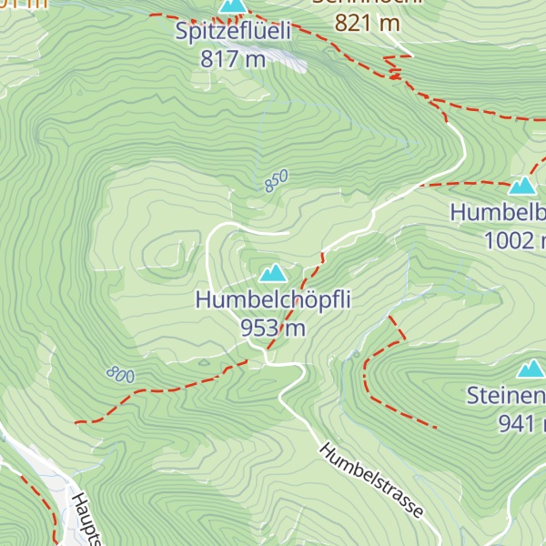 Map of Humbelchöpfli