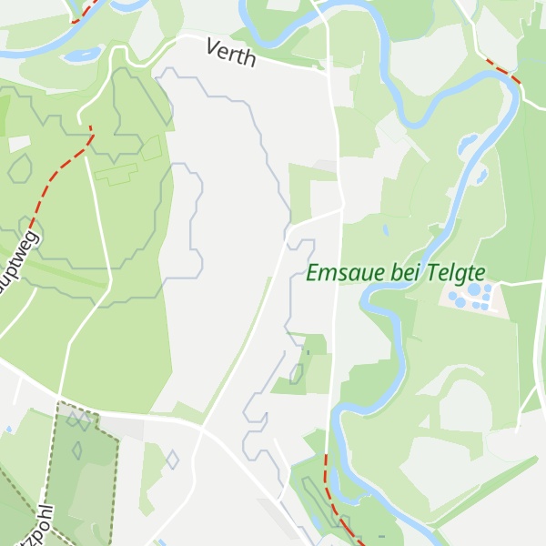 Map of Picknickhütte Emsradweg