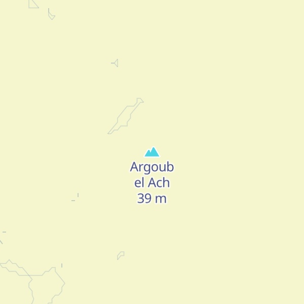 Map of Argoub el Ach
