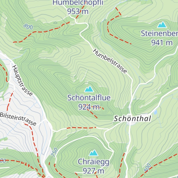 Map of Schöntalflue