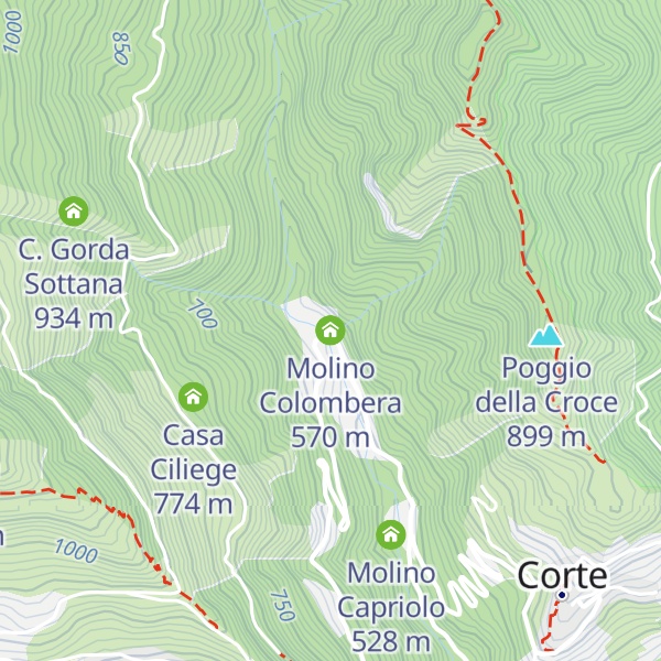 Map of Molino Colombera