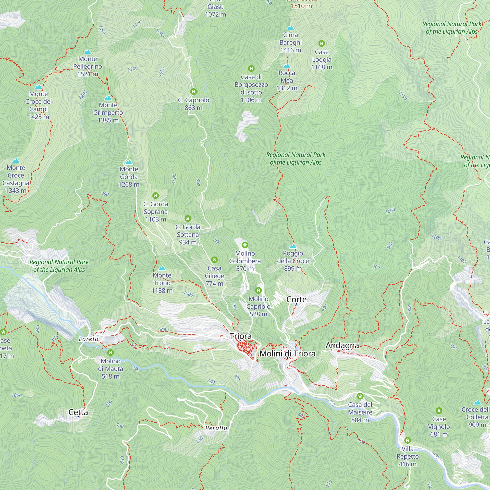 Molino Colombera map