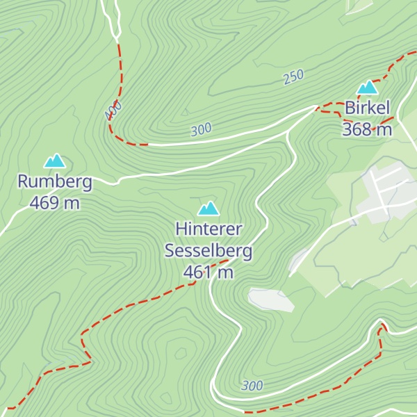 Map of Hinterer Sesselberg