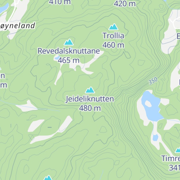 Map of Jeideliknutten